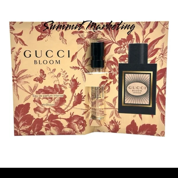 Gucci  Pouch AndBloom and Flora Fragrance Collection Boxed Five Samples Plus Two - Picture 7 of 12
